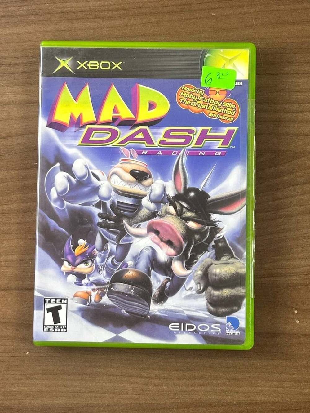 Mad Dash Racing Original Xbox 2001 Eidos Disc Case Manual CIB NTSC